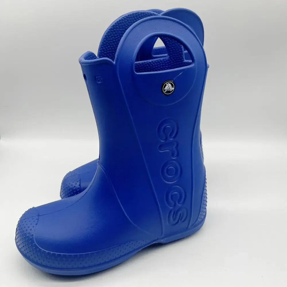 Crocs Handle it Rain Boots Blue Big Kids‎ J2